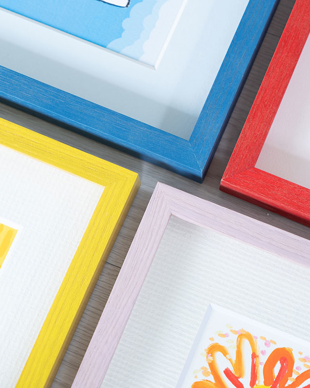 豊富な額縁・マットカラーからトータルでご提案